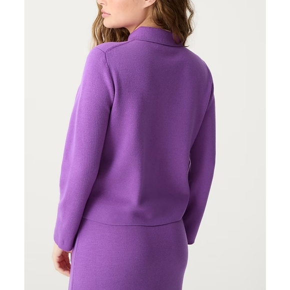 45. J.Crew Merino wool patch-pocket sweater-jacket - Picture 4 of 9